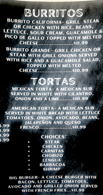 Menu photo 5 Taco Mis Compadres Coldwater, MS