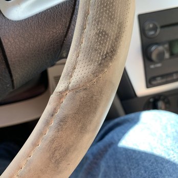 Walmart Auto Care Centers - 2 week old steering wheel cover ruined by careless staff at walmart's auto service center. - Tires Near Me - Crestview, Florida