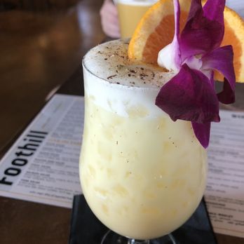 foothill - Bartender's attempt at a drink resembling pina colada - New American Near Me - Pasadena, California foothill - Bartender's attempt at a drink resembling pina colada - New American Near Me - Pasadena, California