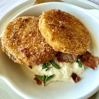 La Petite Grocery - Fried Green Tomatoes - Burrata, Country Ham & Oregano - French Near Me - New Orleans, Louisiana