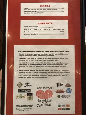 Menu photo 6 Adriatico's Cincinnati, OH