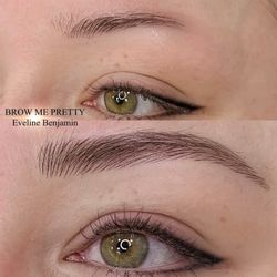 Brow Me Pretty - Microblading before & after