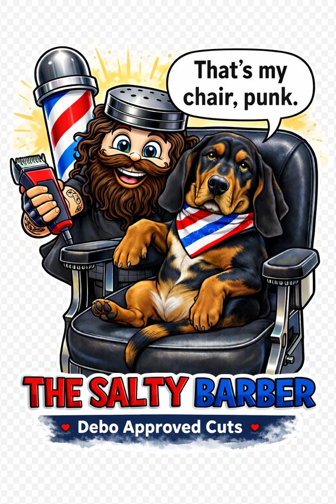 The Salty Barber Logo