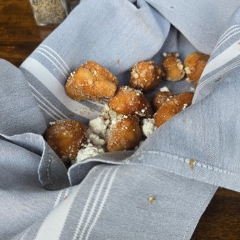 GIO Modern Italian Restaurant - Chesterfield - During brunch, they serve these donut balls - Italian Near Me - Chesterfield, Missouri GIO Modern Italian Restaurant - Chesterfield - During brunch, they serve these donut balls - Italian Near Me - Chesterfield, Missouri