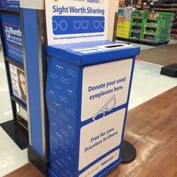 Walmart Vision & Glasses - Donate your old eyeglasses here. I think I have a few to bring
