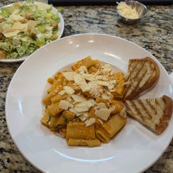 Panini Kabob Grill - Rigatoni Rosa w/ side Caesar (which is a rather large 'side') - Middle Eastern Near Me - Los Angeles, California Panini Kabob Grill - Rigatoni Rosa w/ side Caesar (which is a rather large 'side') - Middle Eastern Near Me - Los Angeles, California