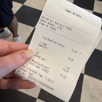 Power Up Cafe - Bill - Themed Cafes Near Me - Universal City, California