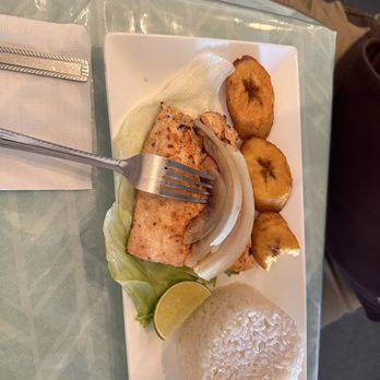 Havana Restaurant - Salmon plate. - Cuban Near Me - Albuquerque, New Mexico