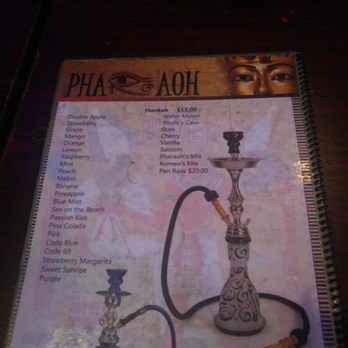 Pharaoh's Cafe - Hookah menu - Hookah Bars Near Me - Sterling, Virginia Pharaoh's Cafe - Hookah menu - Hookah Bars Near Me - Sterling, Virginia