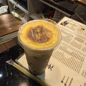 Taipei Cafe - Creme Brûlée milk tea - Bubble Tea Near Me - Chicago, Illinois