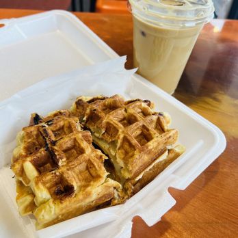 Wholly Grinds Coffee - Sausage & Cheese Wholly Waffle - Breakfast & Brunch Near Me - Rock Island, Illinois Wholly Grinds Coffee - Sausage & Cheese Wholly Waffle - Breakfast & Brunch Near Me - Rock Island, Illinois