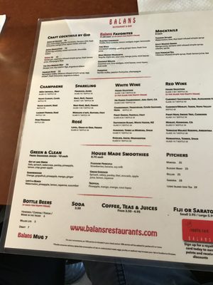 Menu photo 3 Balans Miami Beach, FL Menu photo 3 Balans Miami Beach, FL