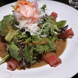 Sashimi salad Sashimi salad