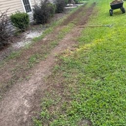 Road skid steer back and forth over my grass and made a mud pit with no intention of repair Road skid steer back and forth over my grass and made a mud pit with no intention of repair