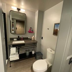 ExpressRooter Plumbing - Completed the final plumbing hook ups in this modern bathroom.