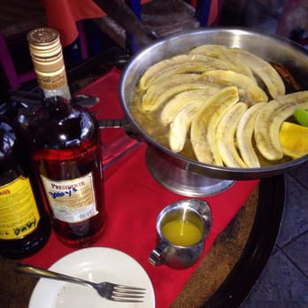 Gaby's - Cooking Bananas foster 2014 - Mexican Near Me - Puerto Vallarta, JAL Gaby's - Cooking Bananas foster 2014 - Mexican Near Me - Puerto Vallarta, JAL