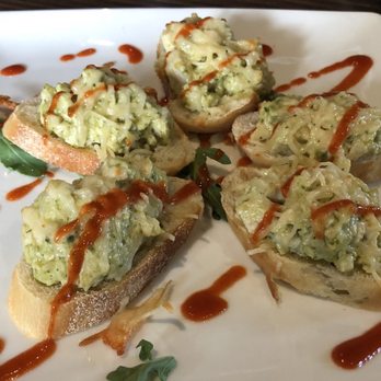 The Press Wine Bar - Chicken pesto bruschetta - Wine Bars Near Me - Tracy, California The Press Wine Bar - Chicken pesto bruschetta - Wine Bars Near Me - Tracy, California