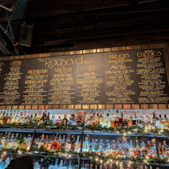 The Roosevelt Room - Menu - Cocktail Bars Near Me - Austin, Texas