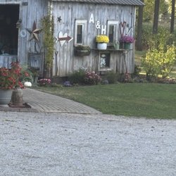 Barn at the Meadows - They put up the initial of the couple.