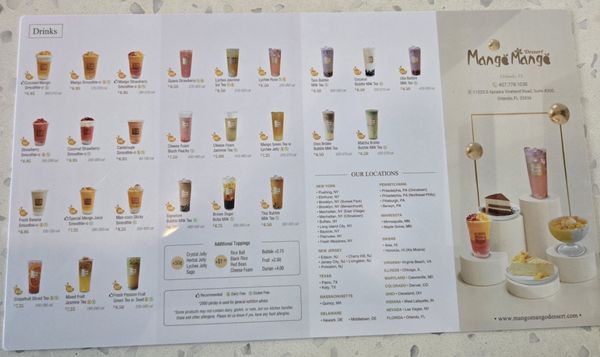 Menu photo 5 Mango Mango Dessert Orlando, FL Menu photo 5 Mango Mango Dessert Orlando, FL