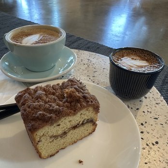 Sidekick Coffee - Cortado (yes please) and coffee cake YUM! - Coffee & Tea Near Me - Woodinville, Washington Sidekick Coffee - Cortado (yes please) and coffee cake YUM! - Coffee & Tea Near Me - Woodinville, Washington