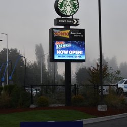 Front of Glint Car Wash in Kent, Washington