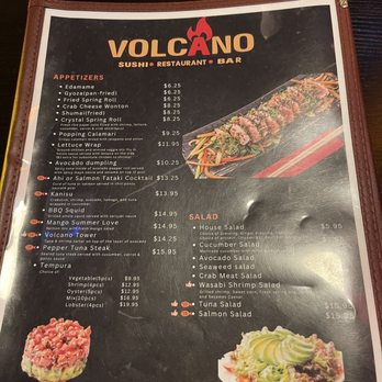 Volcano - Menu - Karaoke Near Me - Virginia Beach, Virginia Volcano - Menu - Karaoke Near Me - Virginia Beach, Virginia