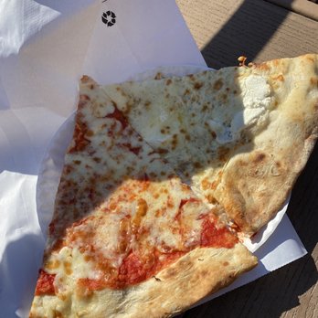 New Park Pizza - Plain and White Slice - Pizza Near Me - Howard Beach, New York New Park Pizza - Plain and White Slice - Pizza Near Me - Howard Beach, New York