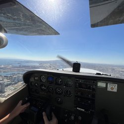La harbor and downtown Long Beach