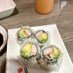 TJ Hibachi and Sushi - California roll.