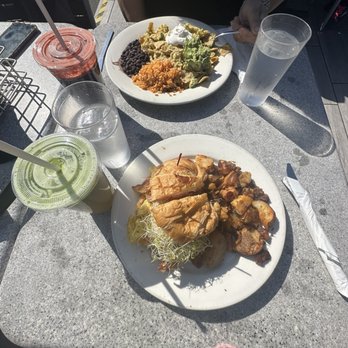Swami's Café - Croissant Breakfast and 3. Chilaquiles and green juices - Juice Bars & Smoothies Near Me - Encinitas, California Swami's Café - Croissant Breakfast and 3. Chilaquiles and green juices - Juice Bars & Smoothies Near Me - Encinitas, California
