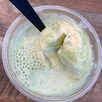 Basil & Cheese Cafe - Matcha Float - Coffee & Tea Near Me - Los Angeles, California Basil & Cheese Cafe - Matcha Float - Coffee & Tea Near Me - Los Angeles, California