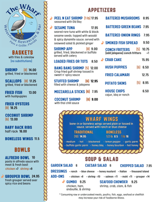 Menu photo 3 The Wharf St Pete Beach, FL