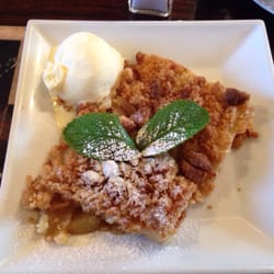 The Ash - Homemade Apple Crumb with Vanilla Ice Cream - delicious.