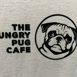 The Hungry Pug Cafe - T shirt logo