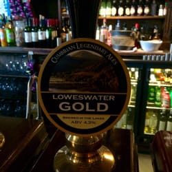 Some fine, local real ale on tap.