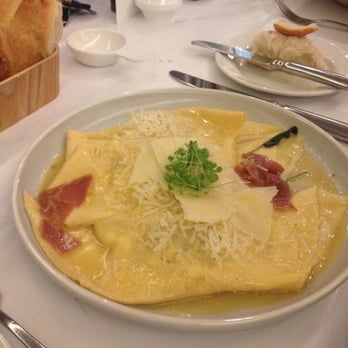 Va Tutto - Homemade pasta with burnt butter and sage sauce. Huge serve, not mine but very much enjoyed by BFF - Italian Near Me - Ivanhoe, VIC Va Tutto - Homemade pasta with burnt butter and sage sauce. Huge serve, not mine but very much enjoyed by BFF - Italian Near Me - Ivanhoe, VIC