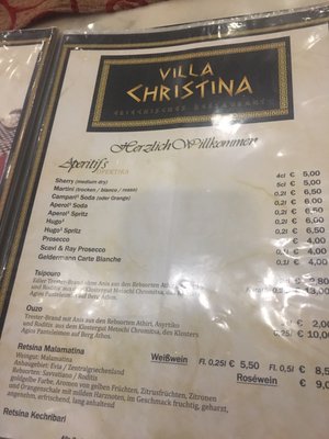 Menu photo 2 Villa Christina Berlin, BE