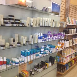 McLean Pharmacy - We offer many different lines of organic and natural skin care. Pictured is two of our most popular brands, Ahava and Derma-E.