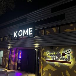 Exterior outside entrance of Komé - Dallas, Texas Exterior outside entrance of Komé - Dallas, Texas