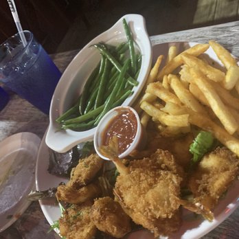 Island Grill - Fried Shrimp Platter - Seafood Near Me - Islamorada, Florida
