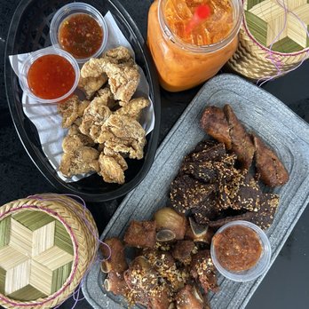 Sweet Rice - Sweet Rice Mix Plate, Thai tea - Laotian Near Me - Auburn, Washington Sweet Rice - Sweet Rice Mix Plate, Thai tea - Laotian Near Me - Auburn, Washington