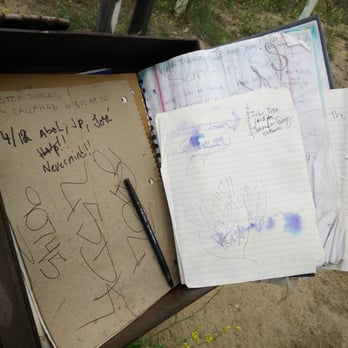 Dawn Mine Hike - There's a visitors book to mark the time you came - Hiking Near Me - Altadena, California