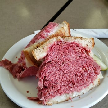 Slyman's Restaurant - 12 oz Corned beef sandwich. - American Near Me - Cleveland, Ohio Slyman's Restaurant - 12 oz Corned beef sandwich. - American Near Me - Cleveland, Ohio