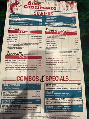 Menu photo 8 Dixie Crossroads Titusville, FL Menu photo 8 Dixie Crossroads Titusville, FL