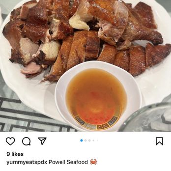 Powell's Seafood Restaurant - Half a duck - Chinese Near Me - Portland, Oregon