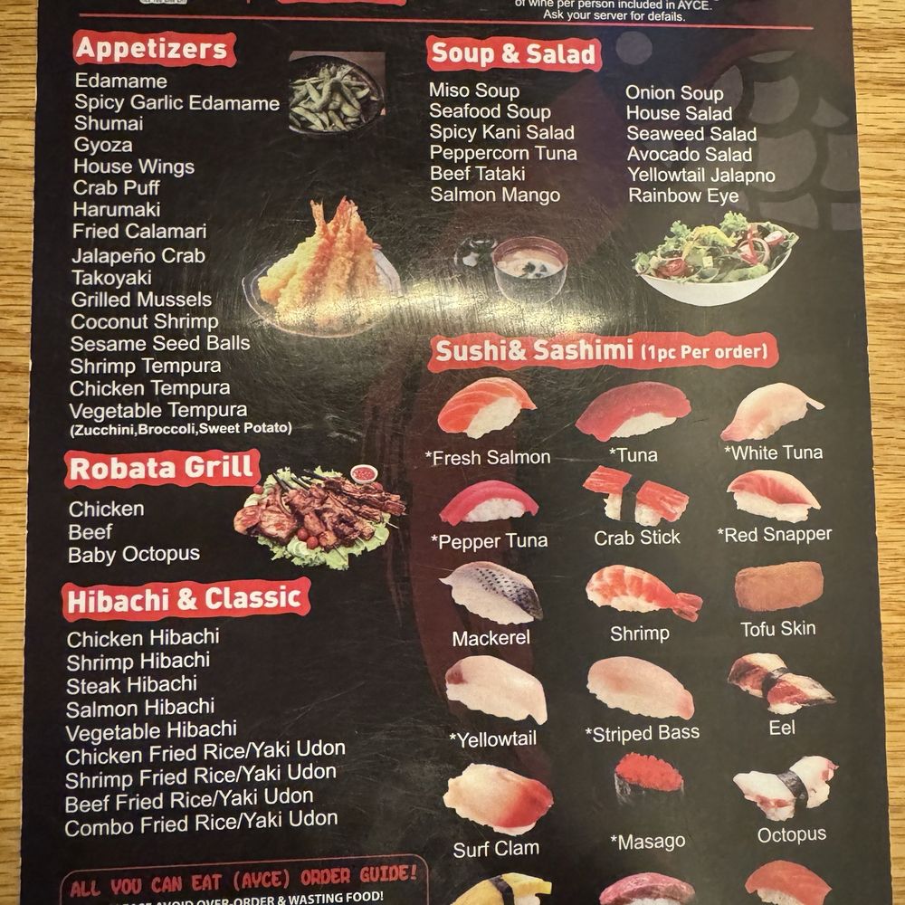 Sushi Yoto - Menu - Sushi Bars Near Me - Pasadena, Texas Sushi Yoto - Menu - Sushi Bars Near Me - Pasadena, Texas