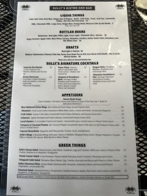 Menu photo 7 Sully's Bistro & Bar Suquamish, WA Menu photo 7 Sully's Bistro & Bar Suquamish, WA