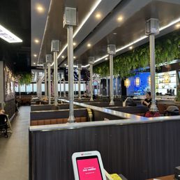 View of the inside