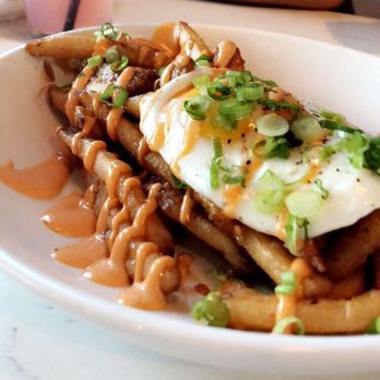 The Peached Tortilla - Bacon Jam Fries - Asian Fusion Near Me - Austin, Texas